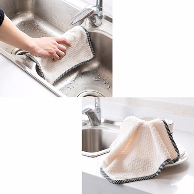 

Outdoor 8pcs Odor-Free Dishcloths The Perfect Scrubber Dish Cloth Sponge&Scouring Pad