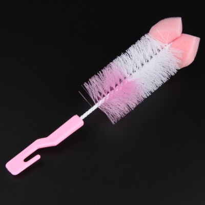 

Baby Nipple Brush Bottle Brush 360 Degree Sponge Cleaner With Pacifier Brush