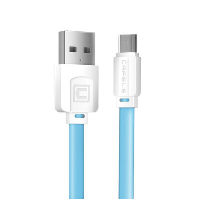 

Cafele Micro USB Cable for Redmi 4X Flat Cable USB Micro USB 50cm 120cm Super Durable TPE Fast Sync Charging Cable