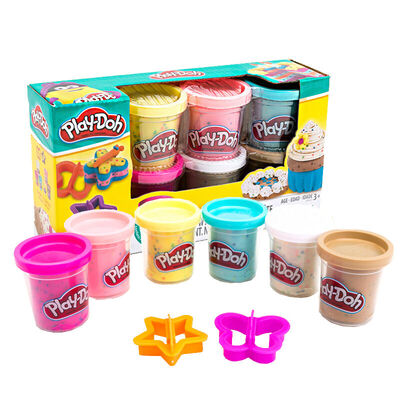 

Hasbro (Pegasus) More than hand-painted plasticine plasticine safe non-toxic color spots colored clay 6 color B3423