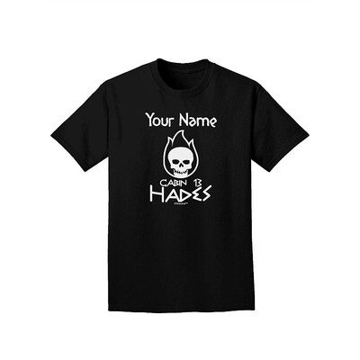 

TooLoud Personalized Cabin 13 Hades Adult Dark T-Shirt