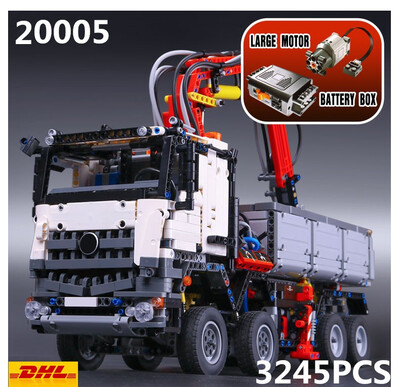 

LEPIN 20005 technic 42043 Mercedes-Benz Arocs 42043 Model Building Block Bricks Kids Toys DIY Christmas Gifts DHL 3245PCS