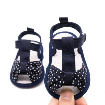 

USA Baby Infant Kid Girl Soft Sole Crib Toddler Summer Princess Sandals Shoes