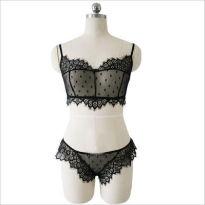 

Women Sexy Lingerie Black Lace Dress G-string Underwear Babydoll Sleepwear Sets