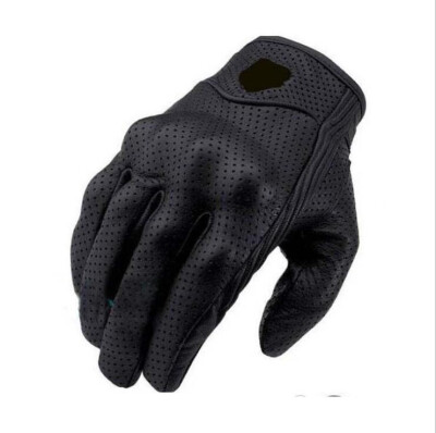 

Retro Pursuit Perforated Real Leather Motorcycle Gloves Moto Waterproof Gloves Motorcycle Protective Gears Motocross Gloves gift