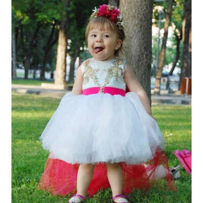 

Flower Girl Dress Kids Princess Gown Formal Birthday Party Bridesmaid Dresses