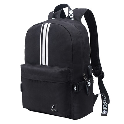 

SWISSGEAR computer bag casual bag fashion backpack bag laptop USB rechargeable 156 inches SA-9982 black