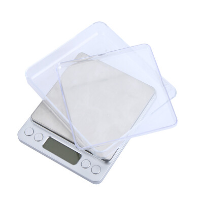 

High Accuracy Mini Electronic Digital Platform Jewelry Scale Weighing Balance with Two Trays Portable 500g001g Counting Function