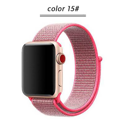 

Kebbit Nylon Sport Band for Apple Watch Series 4 3 2 1 38MM 42mm 40MM 44mm Soft Breathable Watch Strap Colorful iWatch Bands