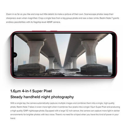 

Xiaomi Redmi Note 7 Mobile Phone 63inich Display 6GB RAM 64GB ROM 48MP Camera Snapdragon 660 4000mAh Battery 4G Unlocked Smartpho