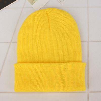 

Fluorescent cap acrylic wool cap men&women couples autumn&winter knitted caps