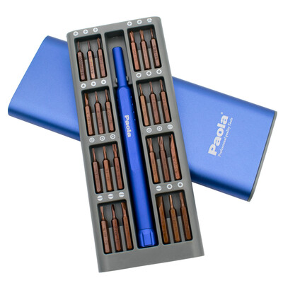 

Paola screwdriver set 24 sets S2 precision magnetic batch head millet iphone Huawei mobile phone notebook clock glasses disassemble home repair tools 1928