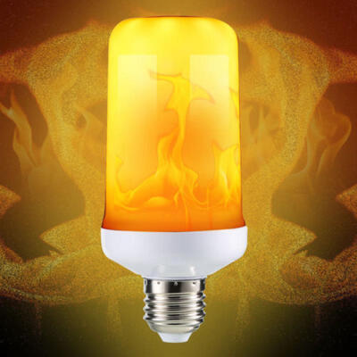 

4 Modes LED Flame Effect Simulated Nature Fire Light Bulb E27 Decoration Lamp
