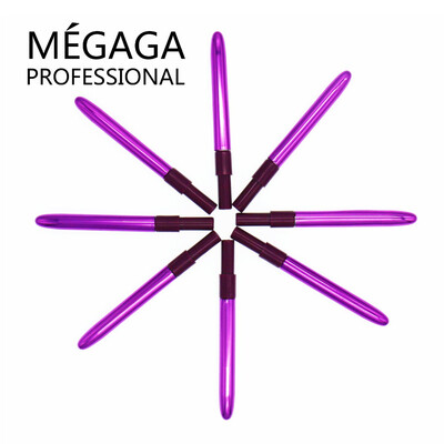 

MEGAGA Set Of 8 Professional Makeup Brush Lip Brush Golden Deep Purple