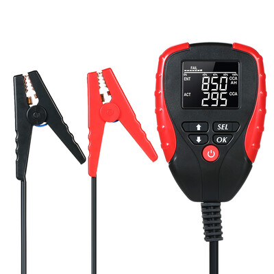 

Digital 12V Car Battery Tester with AHCCA Mode Automotive Battery Load Tester&Analyzer Automobile Vehicle Battery Diagnostic