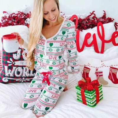 

Kids Adult Christmas Pajamas Set Family Matching Pyjamas Sleepwear Nightwear