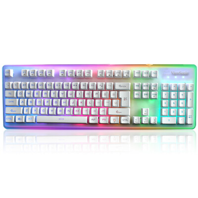 

ViewSonic (ViewSonic) KU310 Skywalker robot feel game music keyboard RGB mixed standard white