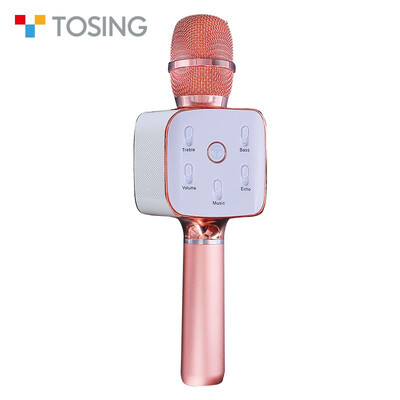 

TOSING 02 Professional Kara OK Microphone Family Portable KTV Bluetooth Dual Speaker LED Breathing Light Smartphone Speaker