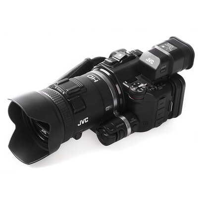 

JVC GC-PX100BAC high-definition flash memory camera black 128 million pixels 10 times light variable 30 inch screen 32GB memory F12 large aperture WiFi function