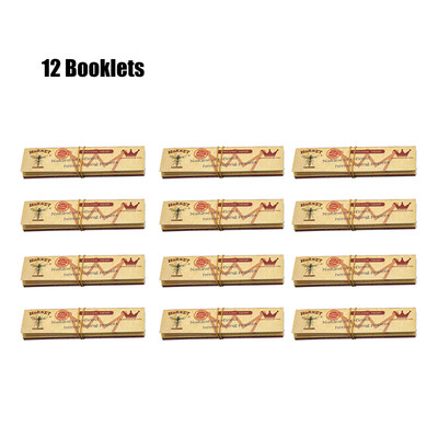 

110mm Length Cigarette Papers 24 Booklets of 32pcs Rolling Papers & 32pcs Filter Tips Papers Smoking Accessories