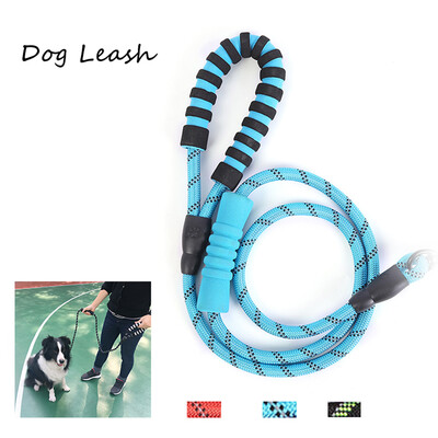 

Reflective Nylon Dog Leash Double Handled Dog Mountain Climbing Rope Dog Chain Traction Rope for Pet Training Walking Outside