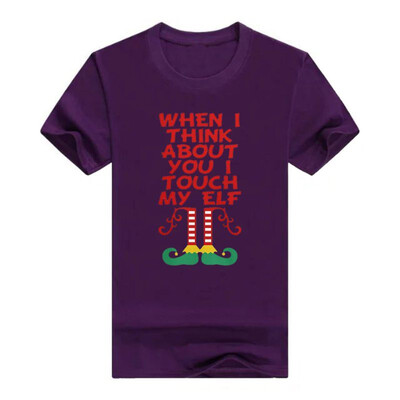 

Christmas Raglan Touch My Elf Holiday Sleeve Mens T-Shirt