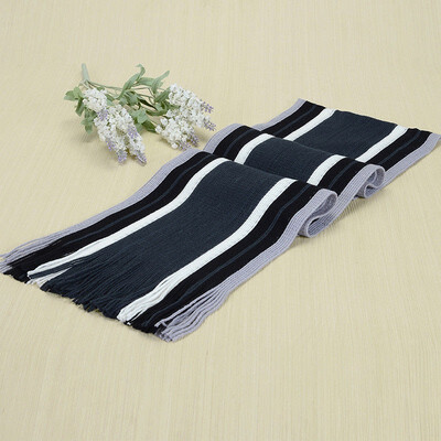 

Hot Mens Cashmere Scarf Winter Warm Soft Fringe Striped Tassel Long Shawl Wrap Y