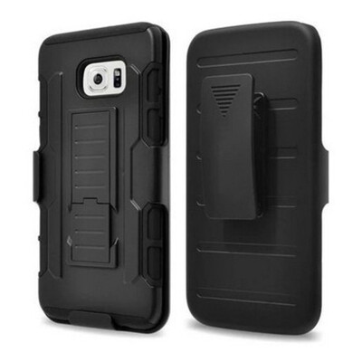 

Fivice Samsung S7 Case TPU armor anti-drop mobile phone outdoor bracket back clip PC shell phone case