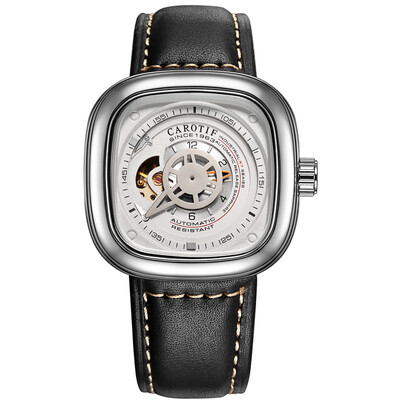 

Mens Watch Automatic Mechanical Watch Sports Watch Square Dial Waterproof Watch