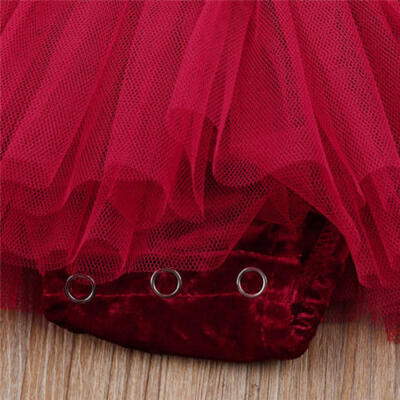 

Toddler Infant Baby Girls Romper Tulle Dress Bodysuit Jumpsuit Outfits Clothes