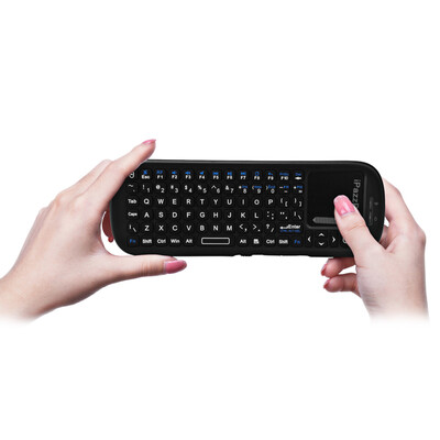 

iPazzPort KP - 810 -19S 24GHz Mini Wireless QWERTY Keyboard with Touchpad