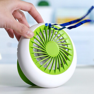 

Summer Super Mute Mini Desk Pocket Fan USB Student Portable Blower Air Cooler hanging Style Battery Fan