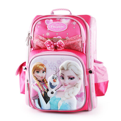 

Disney (Disney) school bag primary school students 1 - 4 grade reduction burden backpack 20210 rose red