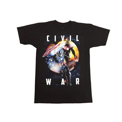 

Captain America Civil War Extreme Marvel Graphic T-Shirt Large