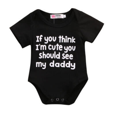 

Newborn Infant Baby Boy Girls Romper Bodysuit Jumpsuit Outfits Clothes USA