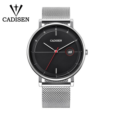 

CADISEN C2036 Quartz Watch Simple Men Women Date Calendar Display Wristwatch Fashion Casual 3ATM Waterproof Female Sport Male Watc