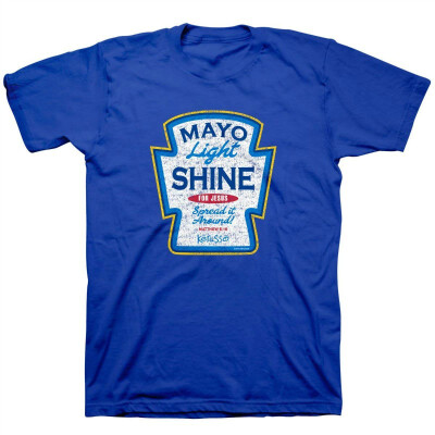 

Adult T-Shirt - Mayo Light Shine SM Christian T-Shirt