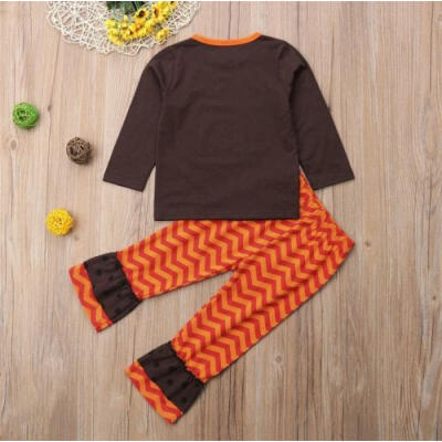 

Toddler Kids Baby Girls Tops T-shirt Long Pants 2Pcs Outfit Set Clothes 2-7Years