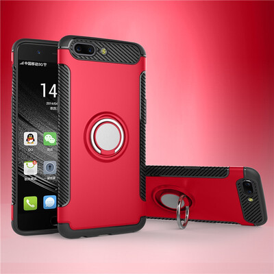 

Fivice One plus 5 case PC metal ring shell magnetic car bracket TPU phone case