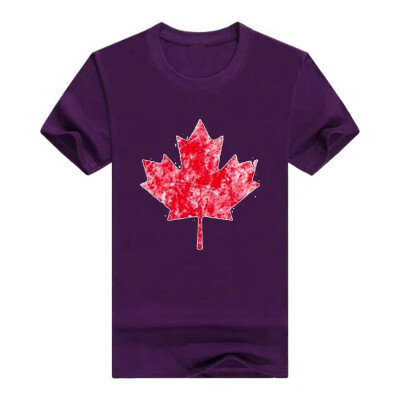 

Canadian Maple Leaf Distressed Vintage Basic Cotton T-Shirt