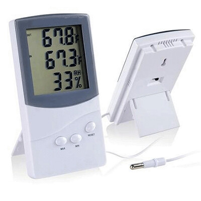 

MyMei Digital LCD IndoorOutdoor Thermometer Hygrometer Meter Temperature Humidity NEW