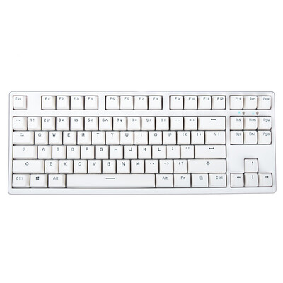 

GANSS GS87 вишня ось все-красный игра механическая клавиатура 87 белый черный вал (PBT двухцветный версия)