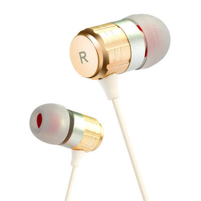 

Newman Newmine NM-JK12 Metal Universal Earphone Earphone Music Game Talk Sports Running Headphone Earphone Compatible Mobile Tablet PC&other gold