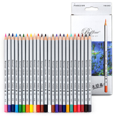 

Marco 7100-24CB Raffine Series 24 color pencil color pen color lead paper box