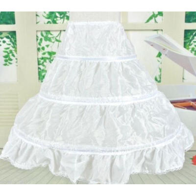 

Flowers Girls Kids Party Crinoline Petticoat Underskirt Slips Fancy Dress Skirt