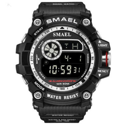 

SMAEL Waterproof Sports Watches Shock Mens Analog Quartz Digital Watch