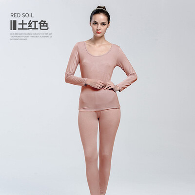 

Warm Long Johns Thermal Underwear For Women Sexy Seamless Winter Thermal Underwear Set Thermos Lingerie Intimates Women