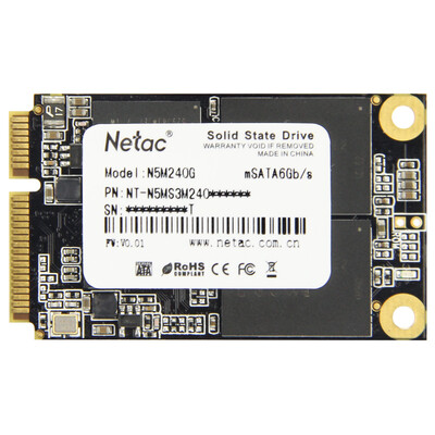 

(Netac) N5M серии mSATA твердотельный жесткий диск 120G(NT-120N5M) /240G(NT-240N5M)