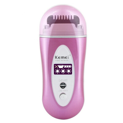 

kemei Infrared hair removal Electric Shaver for women Wool Epilator Shaving body Care Armpits Bikini Legs Pubic Hair LED light