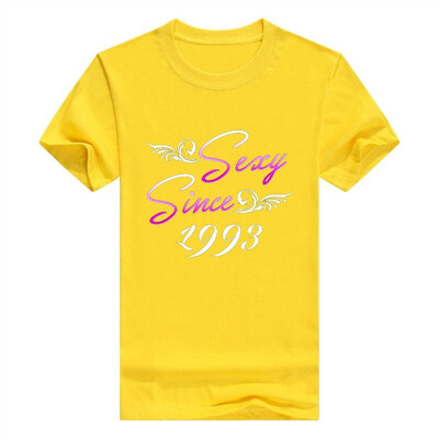 

25th Birthday Gifts idea Sexy Since 1993 25 Years Old Men Tshirt